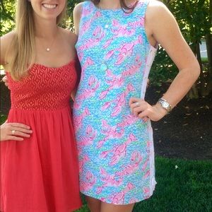 Lobstah Roll pattern Lilly Pulitzer Dress, size 8